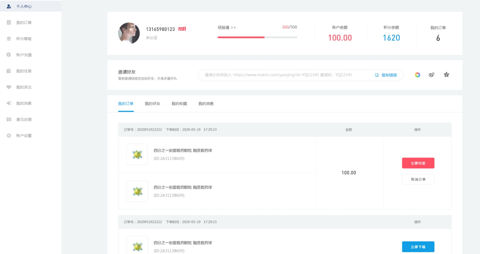 积分系统和奖励机制