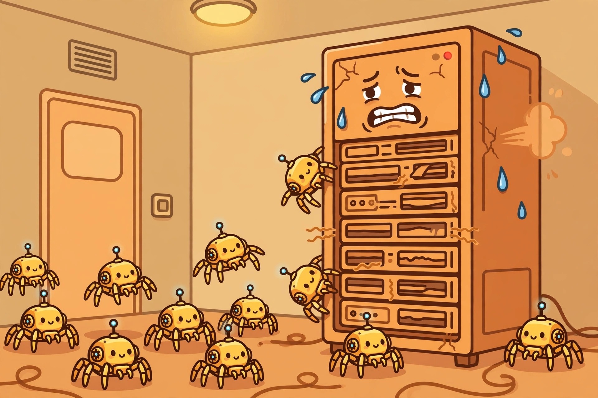 AI 爬虫访问服务器